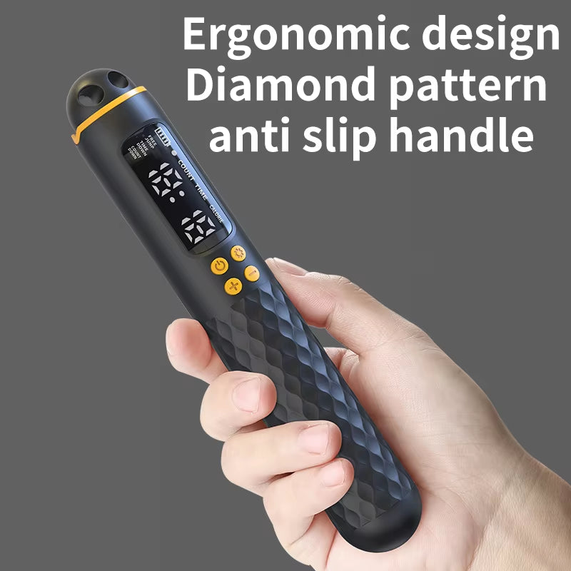 Rechargeable Digital Jump Rope with Wireless Calorie Counter - Adjustable Length for Ultimate Training!